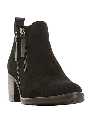 Dune Pikton Block Heeled Ankle Boots