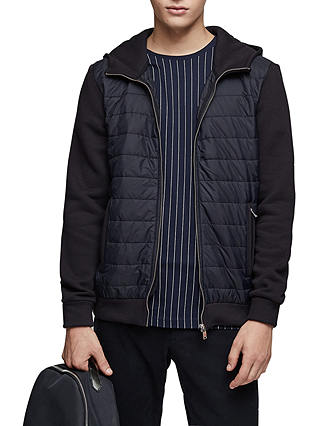 Reiss Hamish Quilted Jacket, Navy