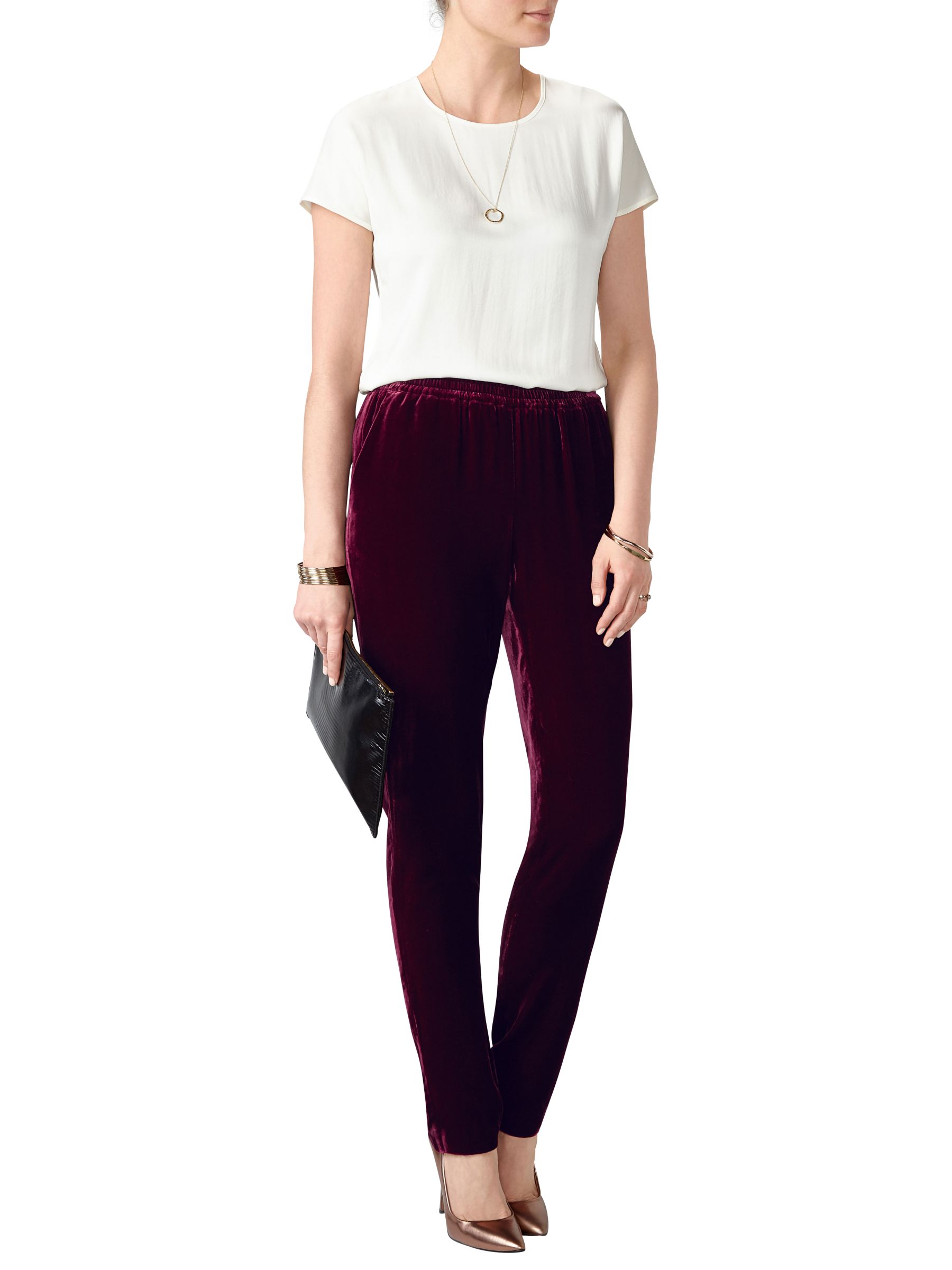 Pure Collection Velvet Trousers