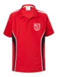 Redmaids' High School Polo Shirt, Red