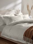 John Lewis Soft & Silky Egyptian Cotton 800 Thread Count Deep Fitted Sheet, Cream