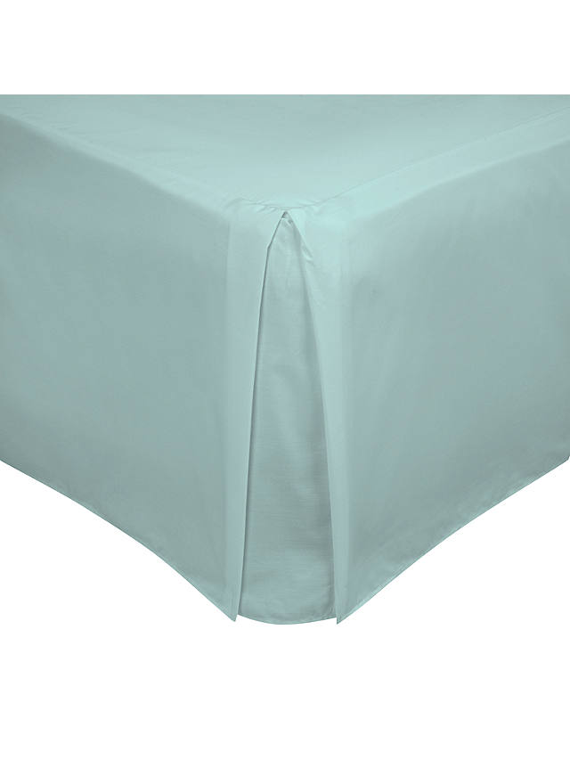 200 Thread Count Polycotton Double Size Fitted Valance Sheet in Duck Egg Blue 