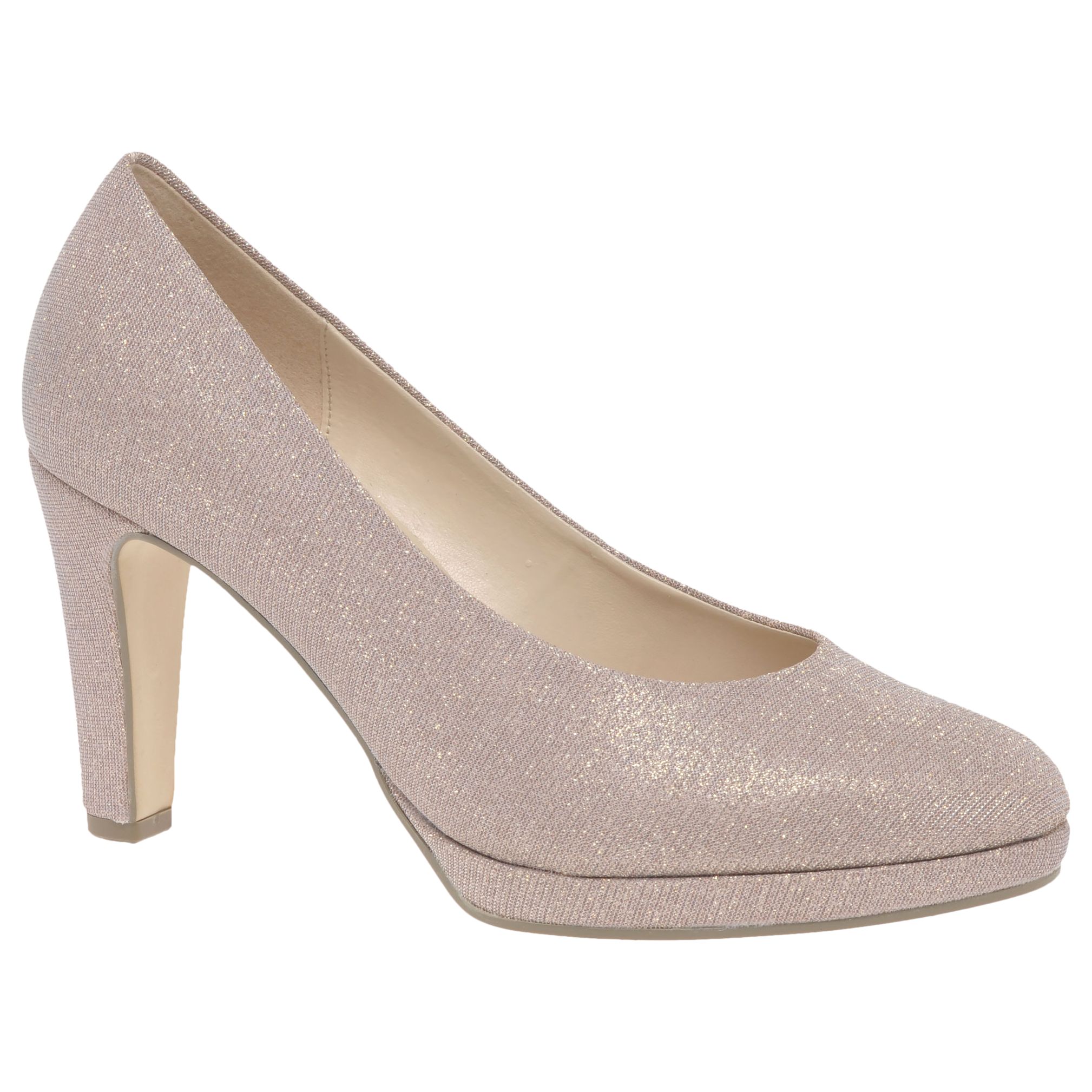 Gabor Splendid Block Heeled Court Shoes at John Lewis & Partners