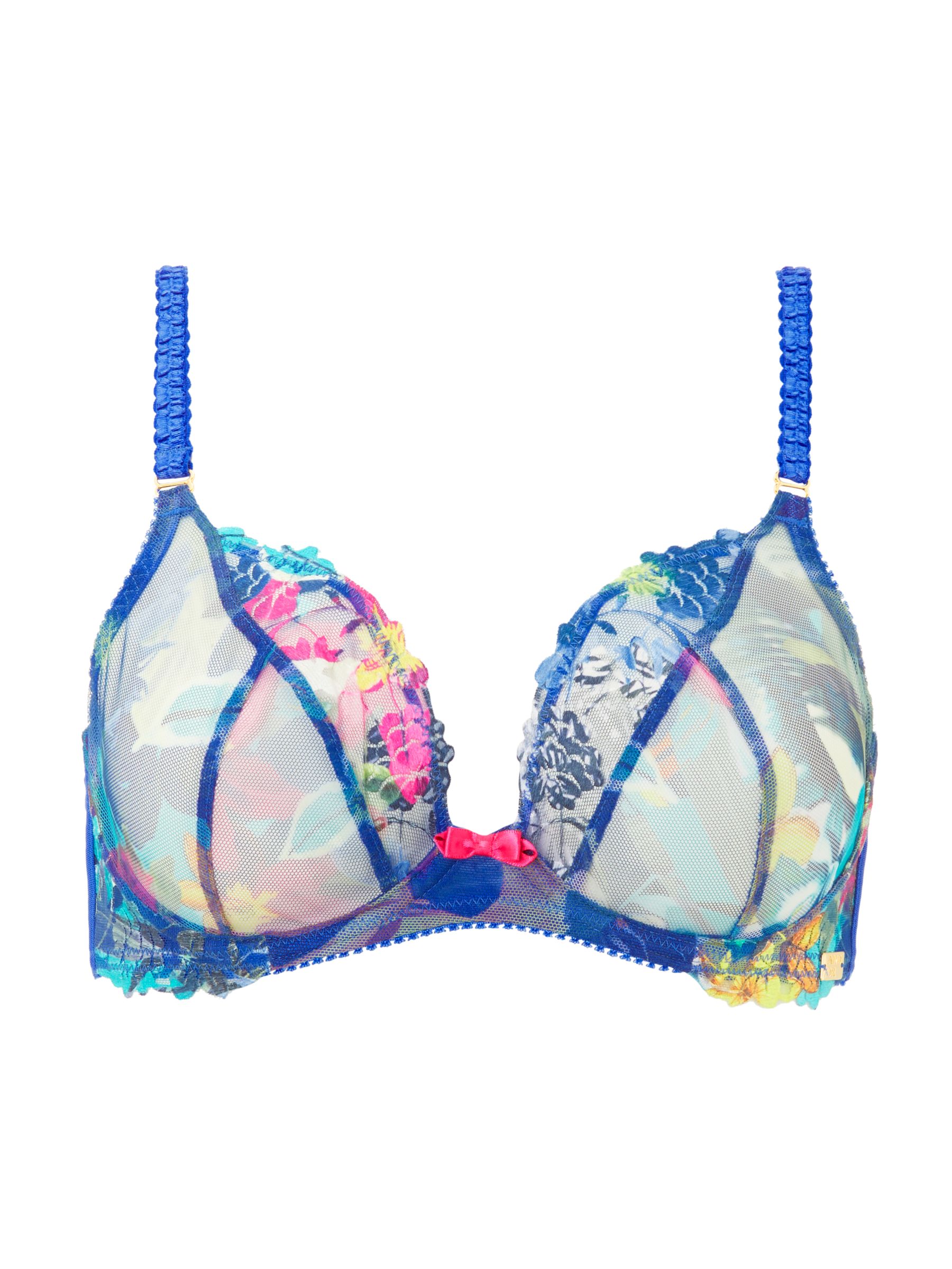AND/OR Valentina Tropical Plunge Bra, Fresh Tropical