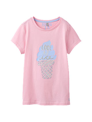 Little Joule Girls' Astra Sundae T-Shirt, Pink
