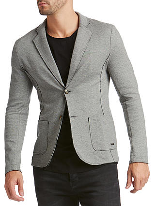 BOSS Wacante Jersey Jacket, Pastel Grey