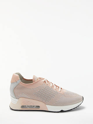 Ash Lucky Lace Up Trainers, Nude