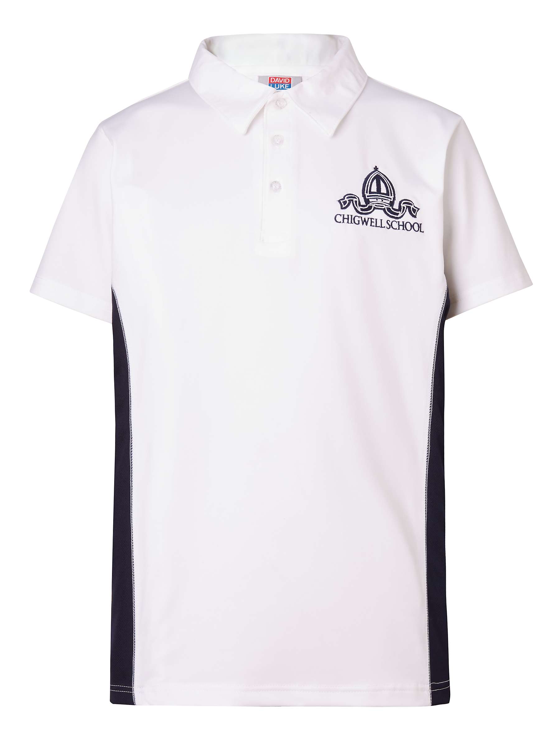 Buy Chigwell School Polo Shirt, White Online at johnlewis.com
