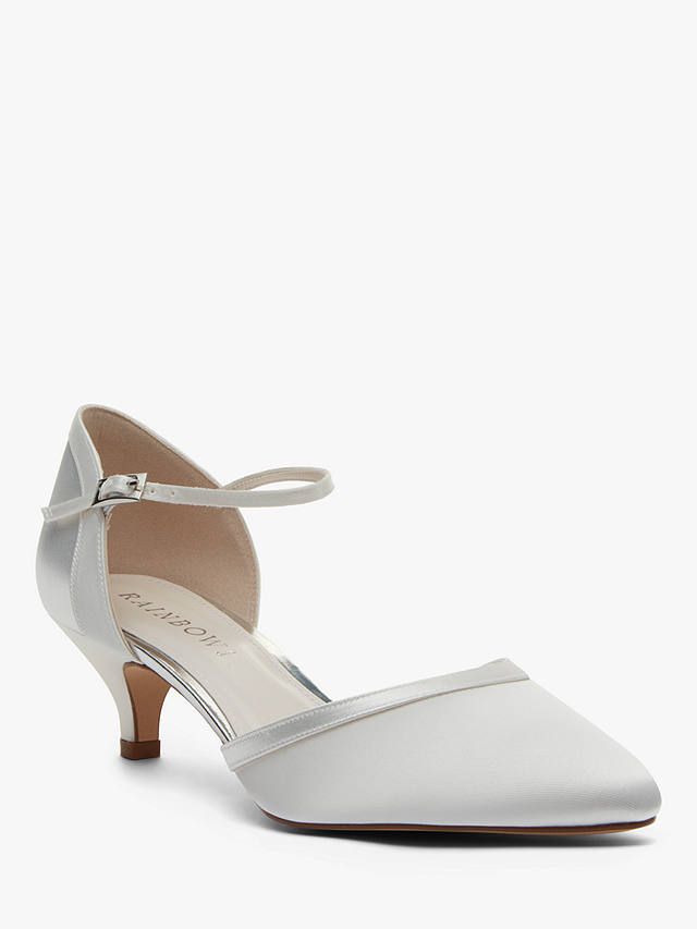 Rainbow Club Brianna Two Part Court Shoes, Ivory