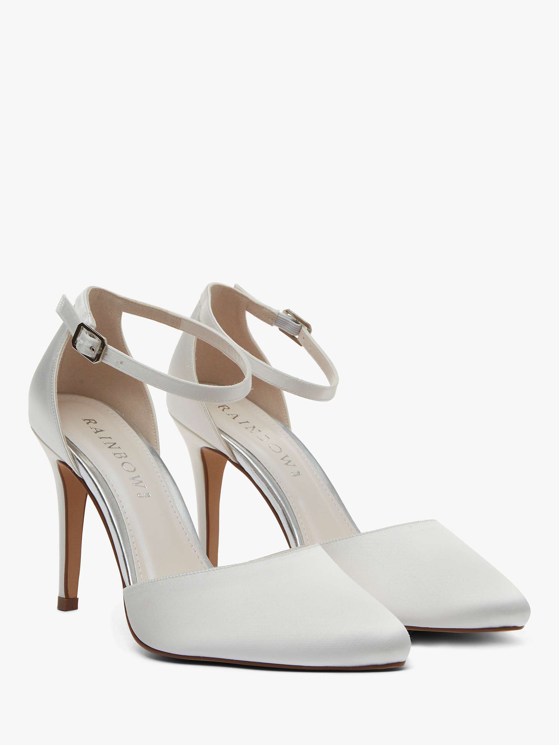 Buy Rainbow Club Carly Court Shoes, Ivory Online at johnlewis.com