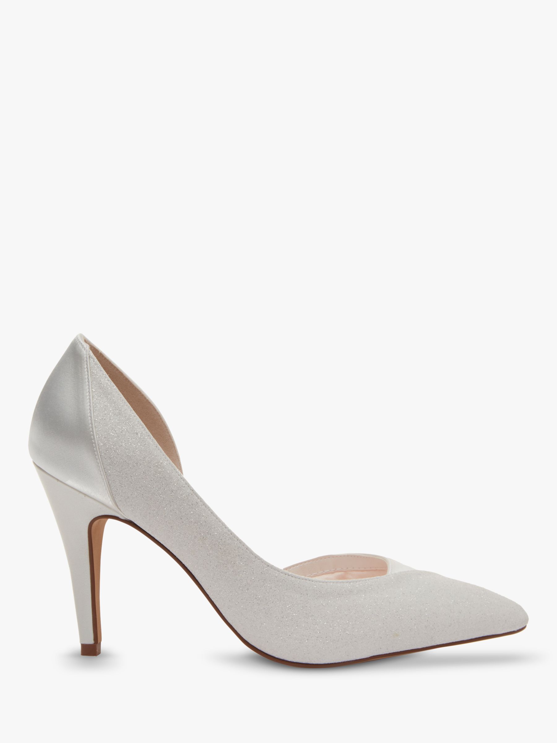 Rainbow Club Roux Pointed Toe Court Shoes, Ivory at John Lewis & Partners