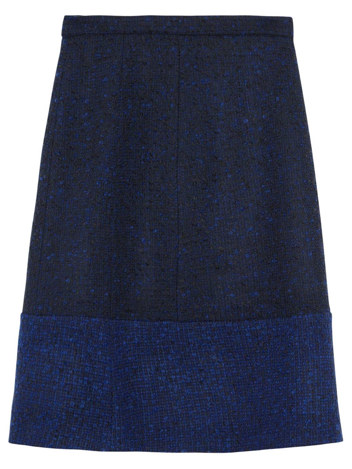 Brora Boucle Tweed Skirt, Cobalt at John Lewis & Partners