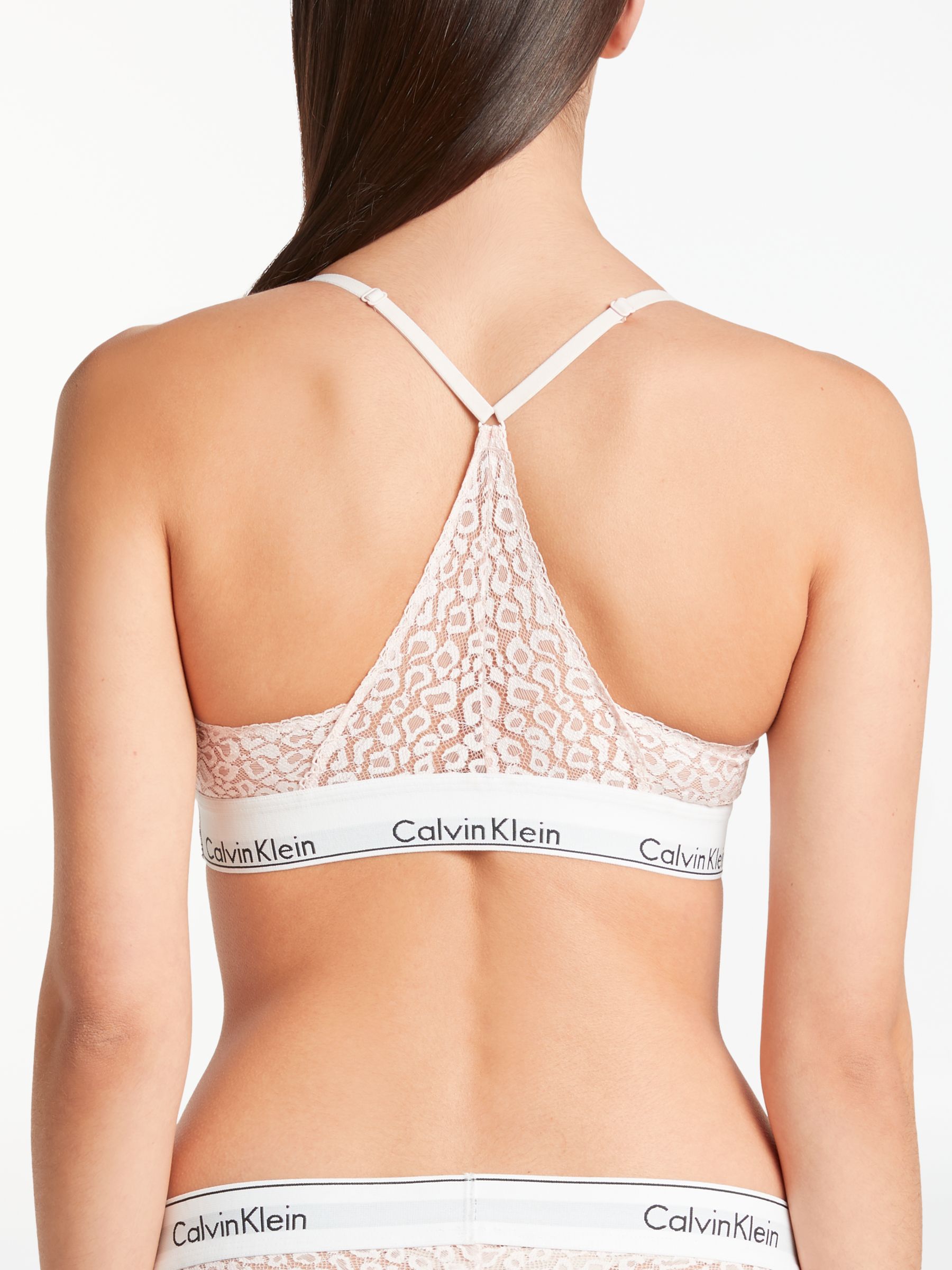 Calvin Klein Underwear Modern Cotton Unlined Bralette (Cross-Back