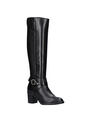 Carvela Comfort Verona Knee High Boots, Black Leather