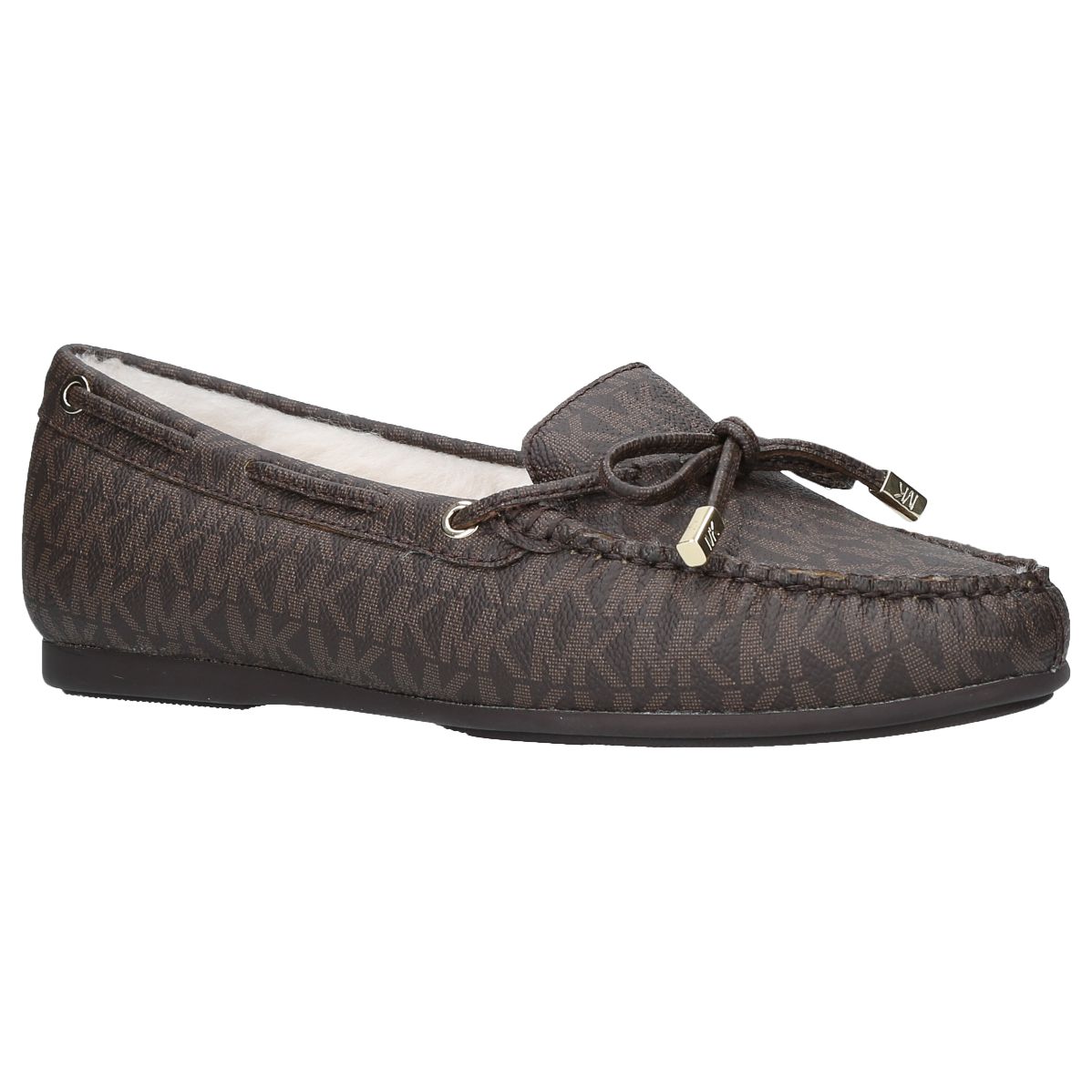 michael michael kors sutton shearling lined moccasins