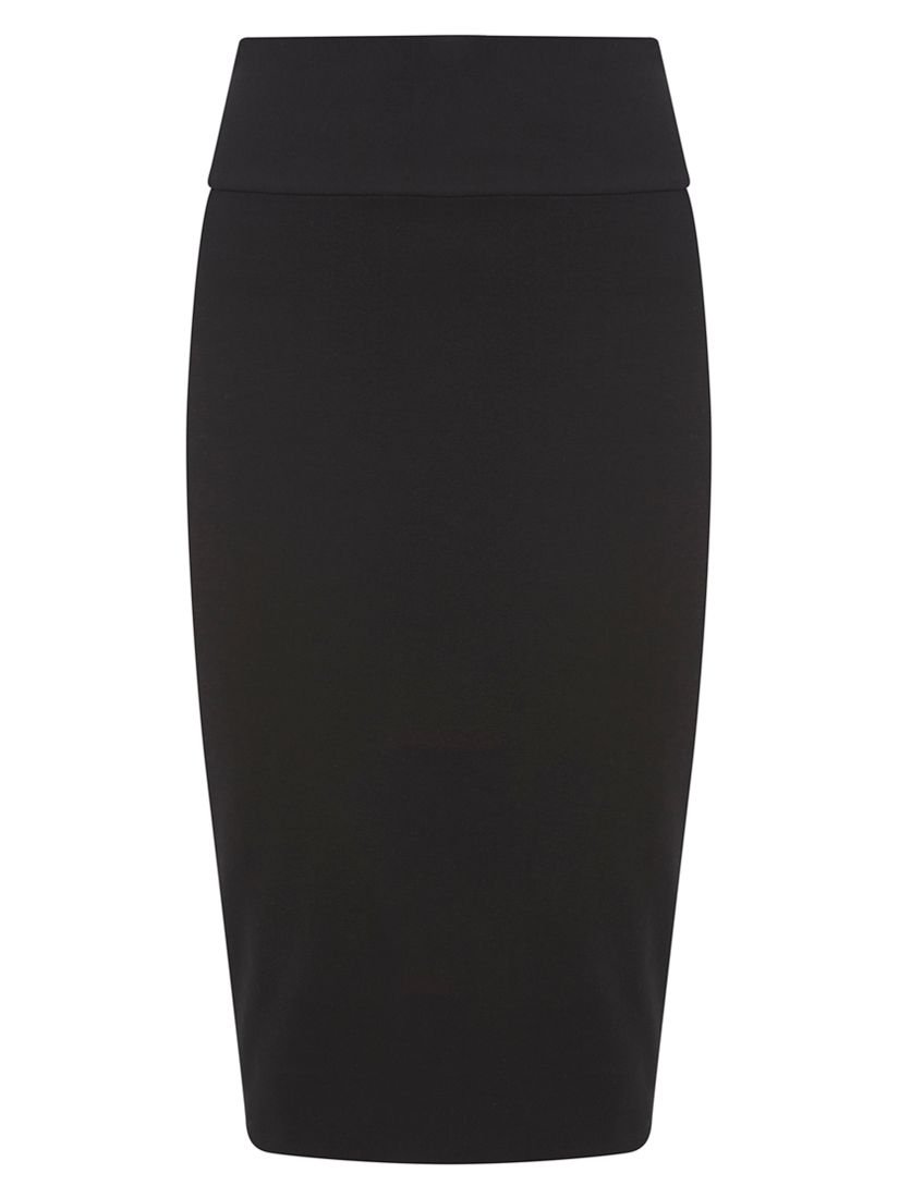 Mint Velvet Jersey Midi Tube Skirt, Black