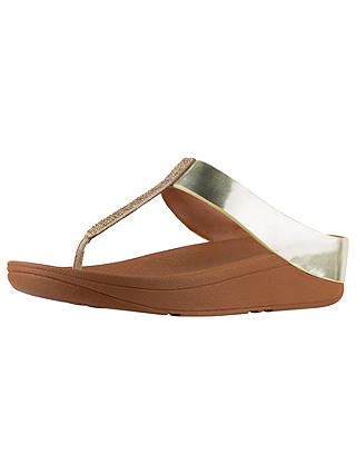 FitFlop Fino Crystal Toe Post Sandals