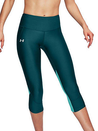 Under Armour Fly-By Running Capris, Teal