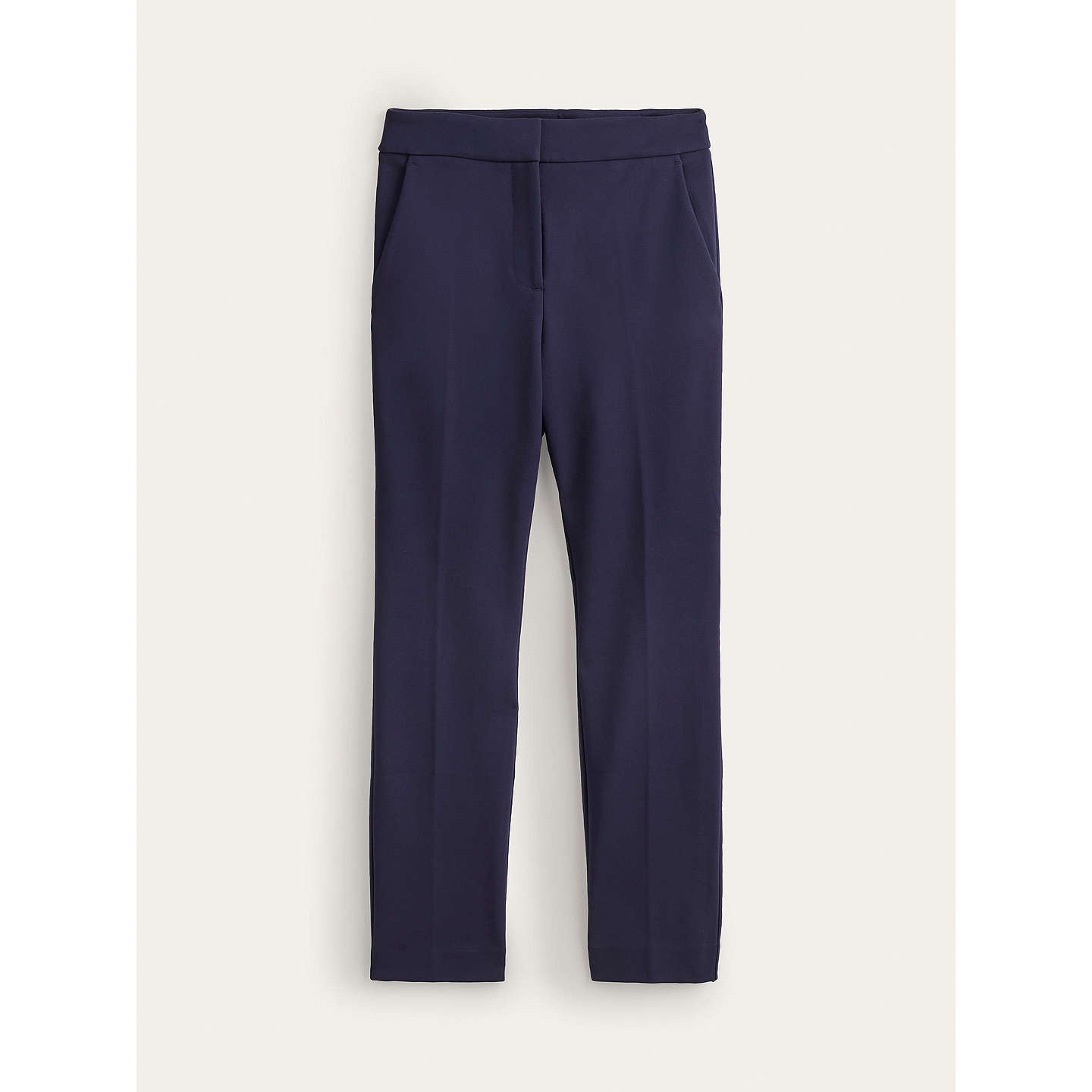Boden Hampshire 7/8 Trousers | Navy at John Lewis
