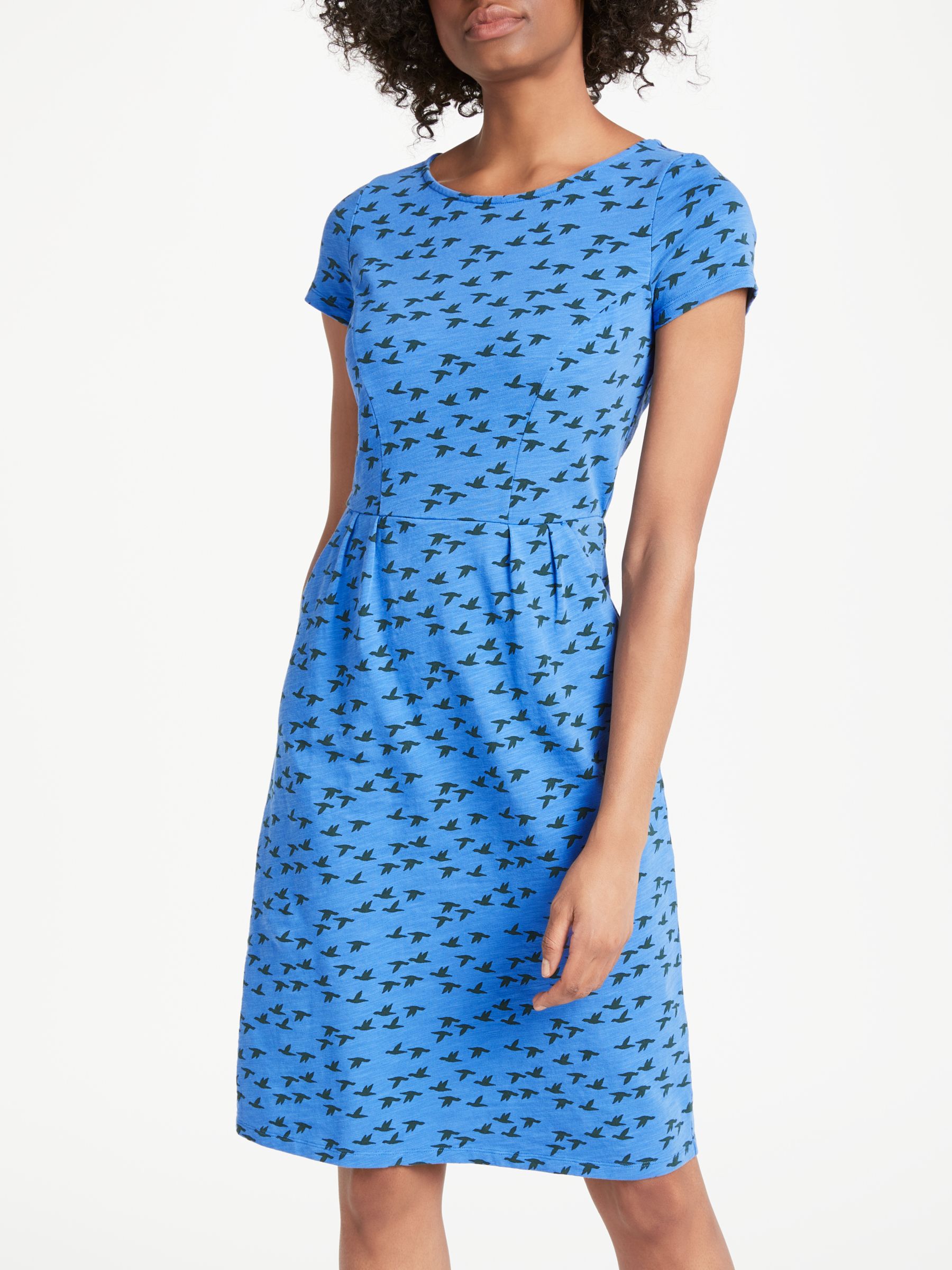 Boden Phoebe Jersey Dress, Soft Blue 