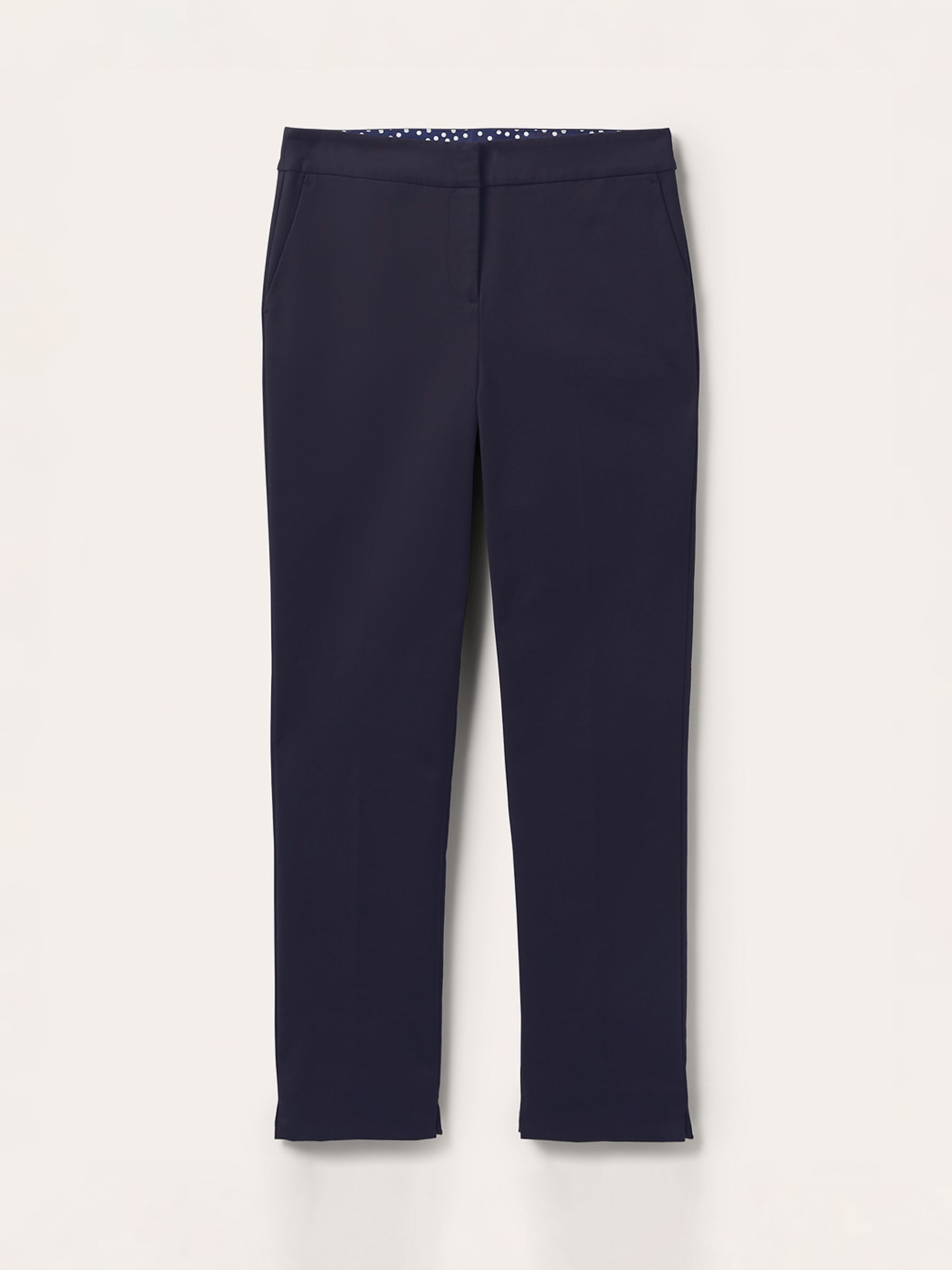 Boden Richmond Trousers, Navy at John Lewis & Partners