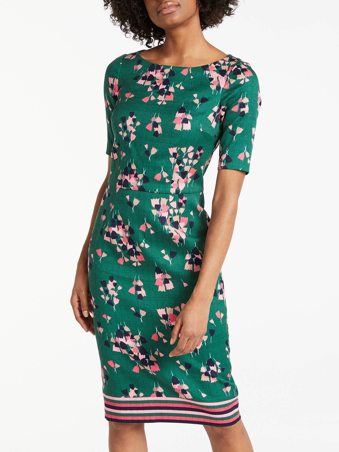 Boden Fleur Fitted Dress at John Lewis & Partners