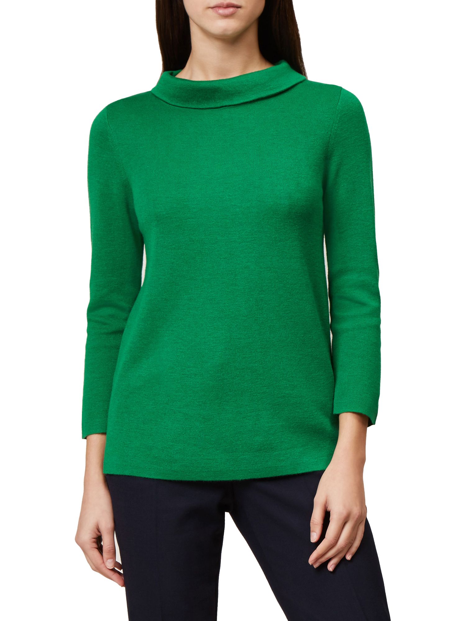 Hobbs Round Neck Anastasia Sweatshirt, Apple Green