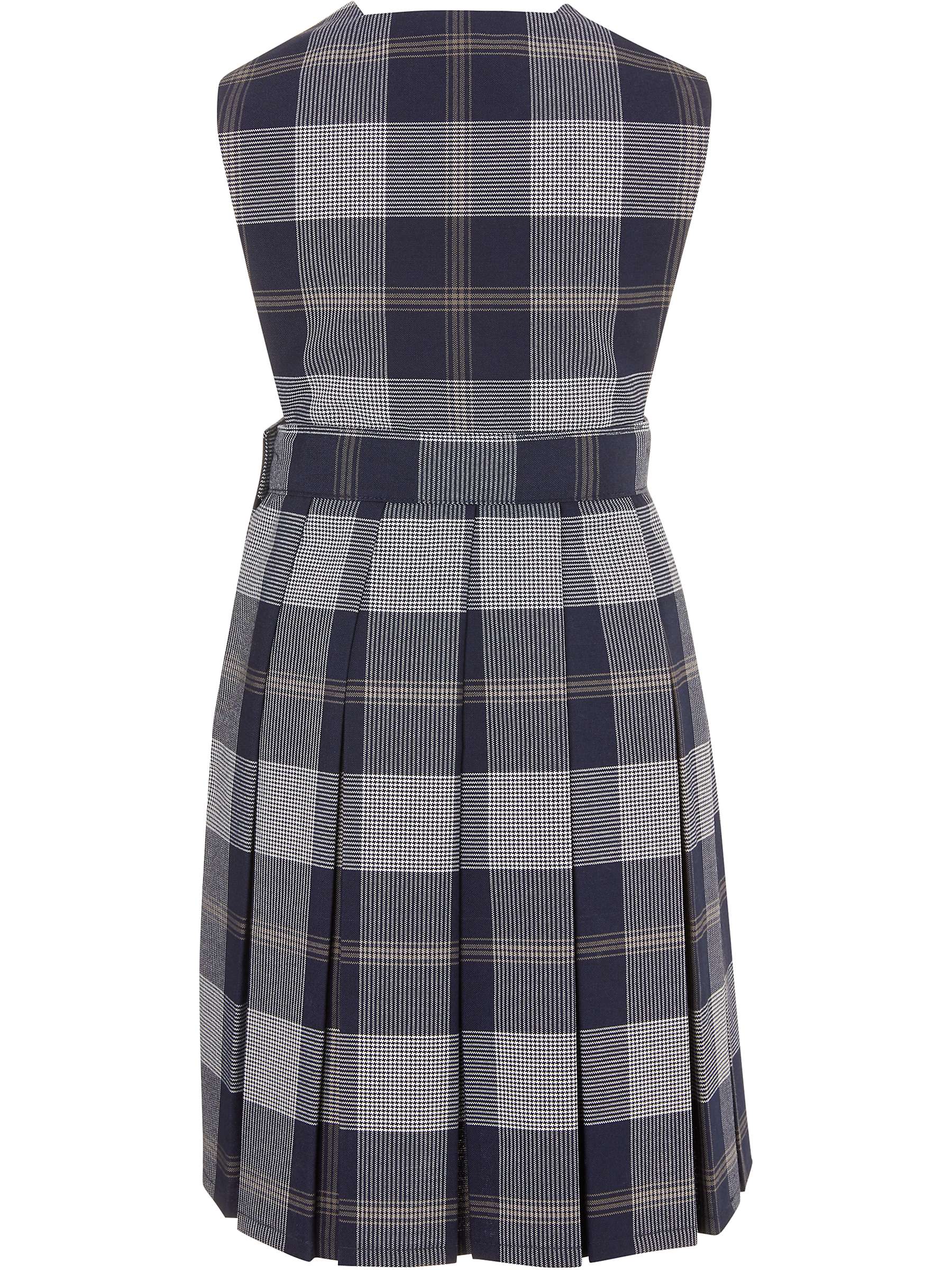 Buy Chigwell School Girls' Pinafore, Blue/White Online at johnlewis.com