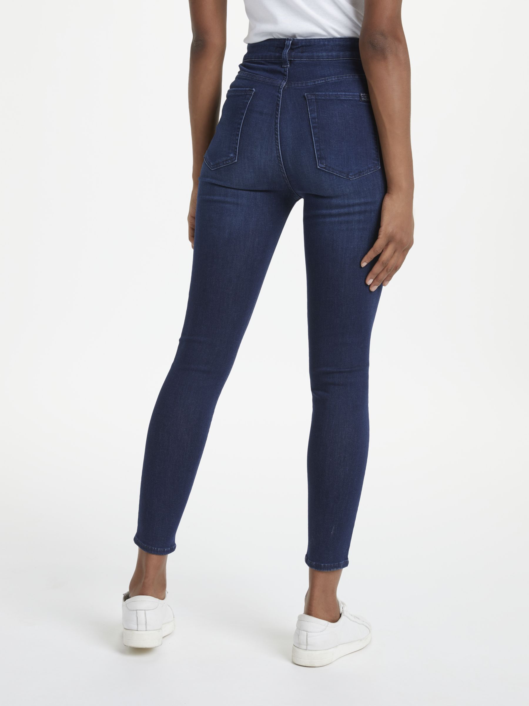 7 for all mankind super high waisted skinny jeans