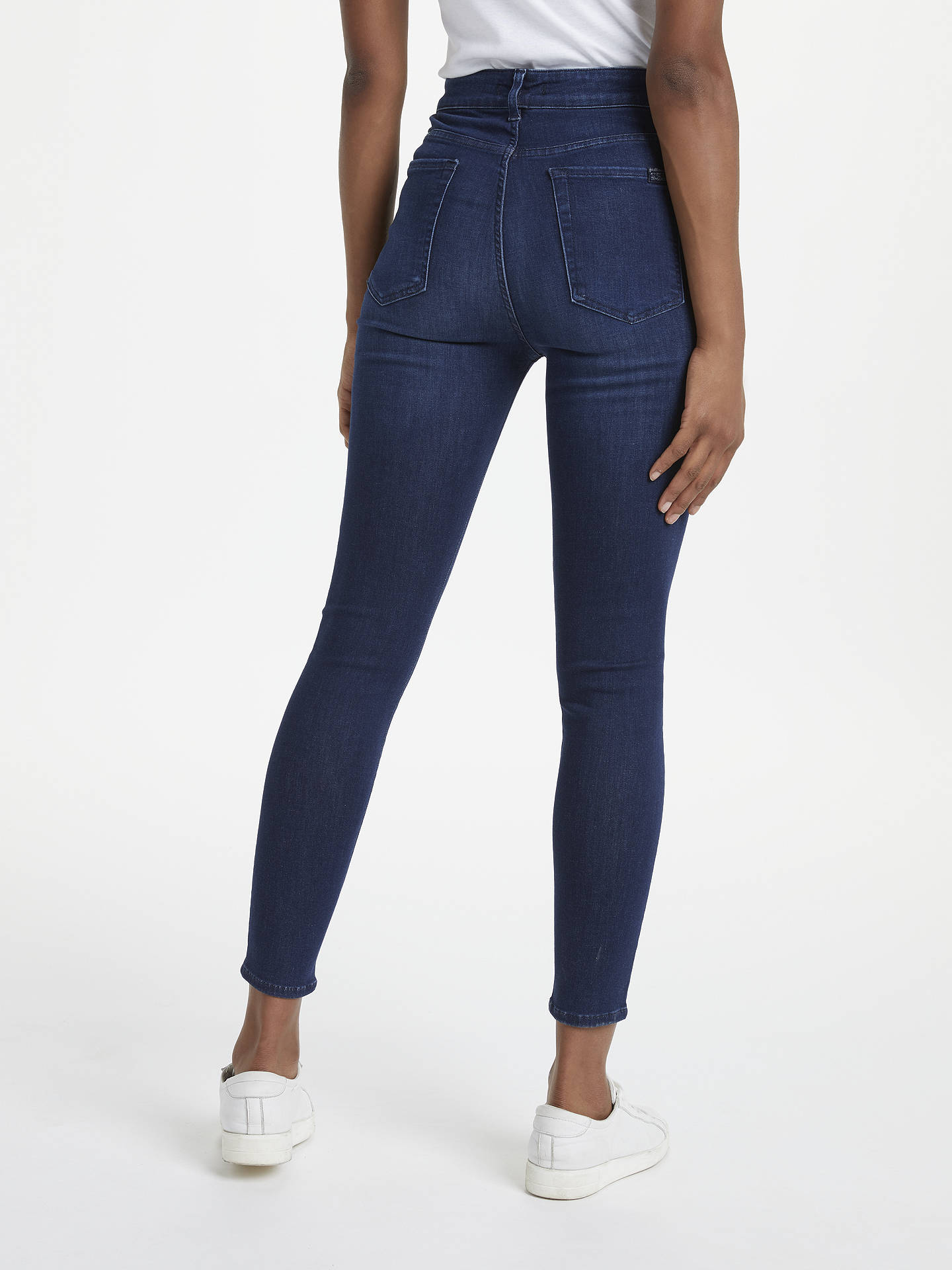 7 For All Mankind Aubrey Slim Illusion Jeans Primary Blue At John Lewis Partners
