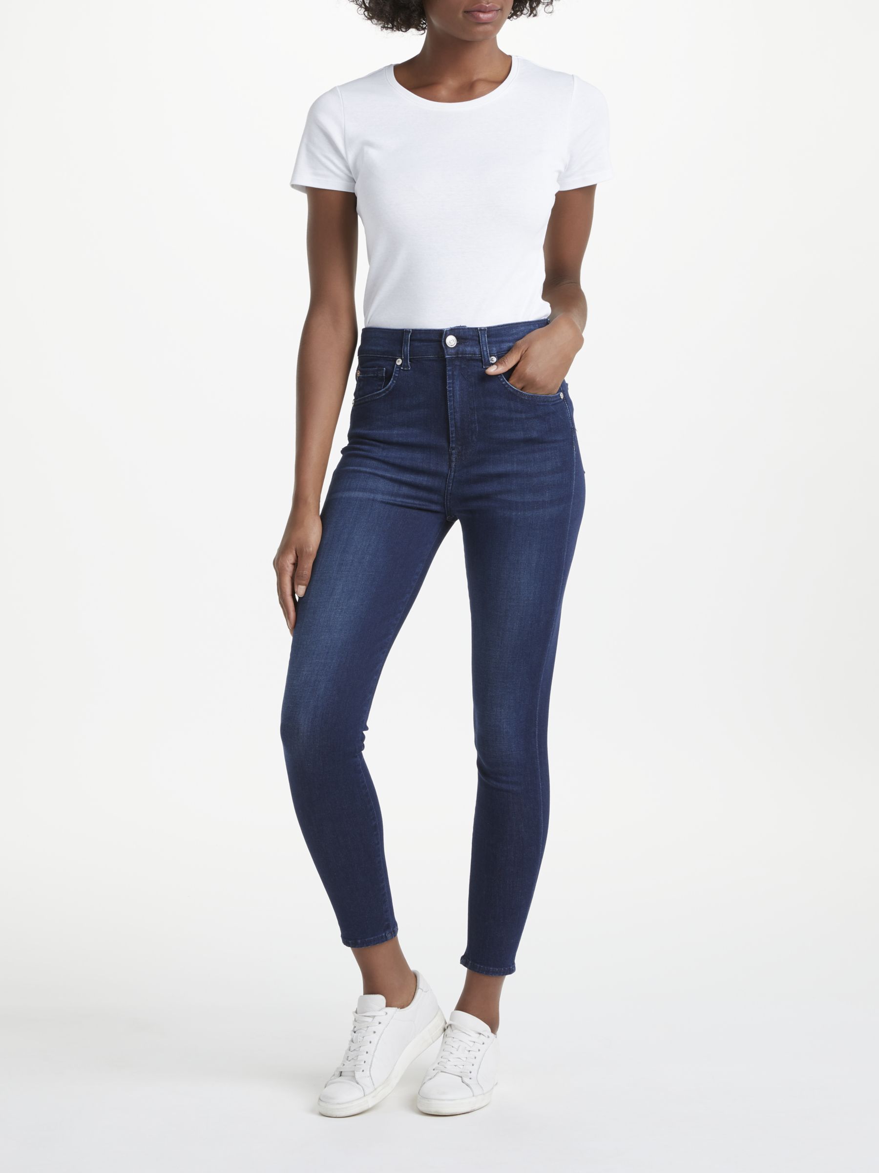 7 for all mankind aubrey super high waist skinny jeans