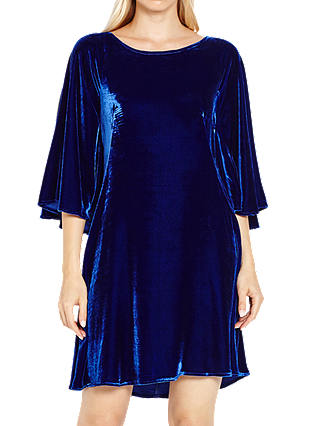 Ghost Rihanne Velvet Dress, Cobalt Blue