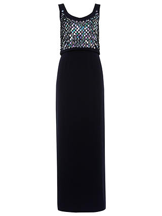 Phase Eight Collection 8 Fiorella Full Length Dress, Navy Blue