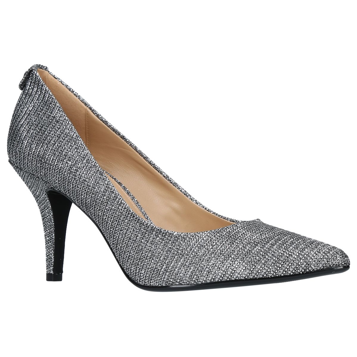 MICHAEL Michael Kors Flex High Heeled Stiletto Court Shoes, Silver
