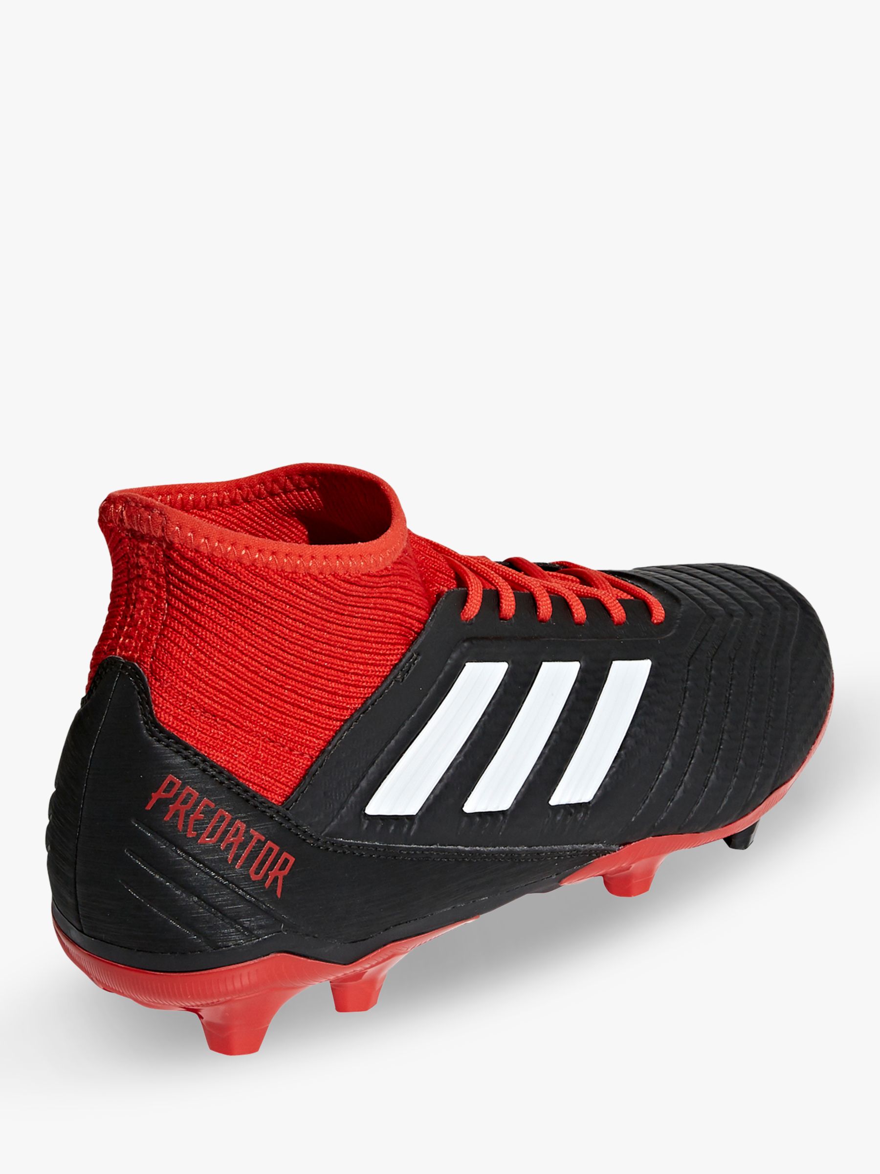 adidas predator football boots black red