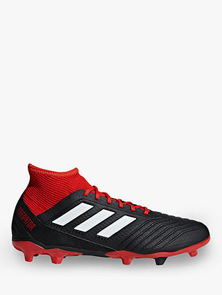 adidas Predator 18.3 Men's Football Boots, Core Black/Red