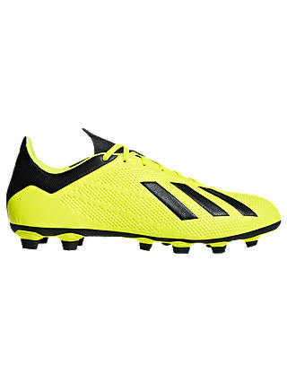adidas X 18.4 FG Firm Ground Football Boots, Solar Yellow/Core Black