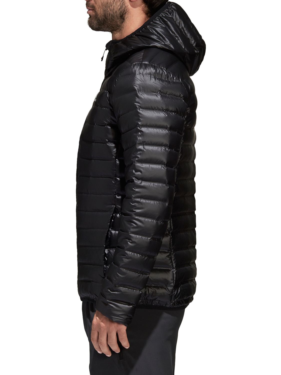 adidas varilite hooded down jacket black