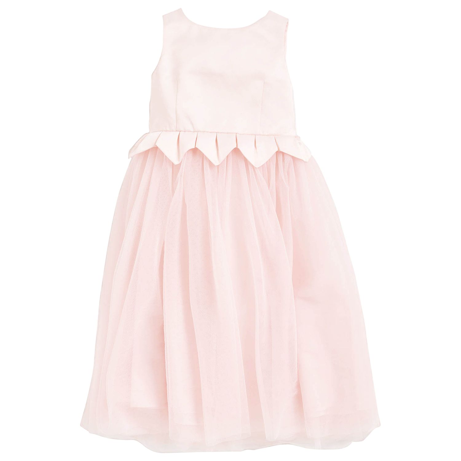 Angel & Rocket Girls' Tulle Skirt Dress, Pink at John Lewis & Partners