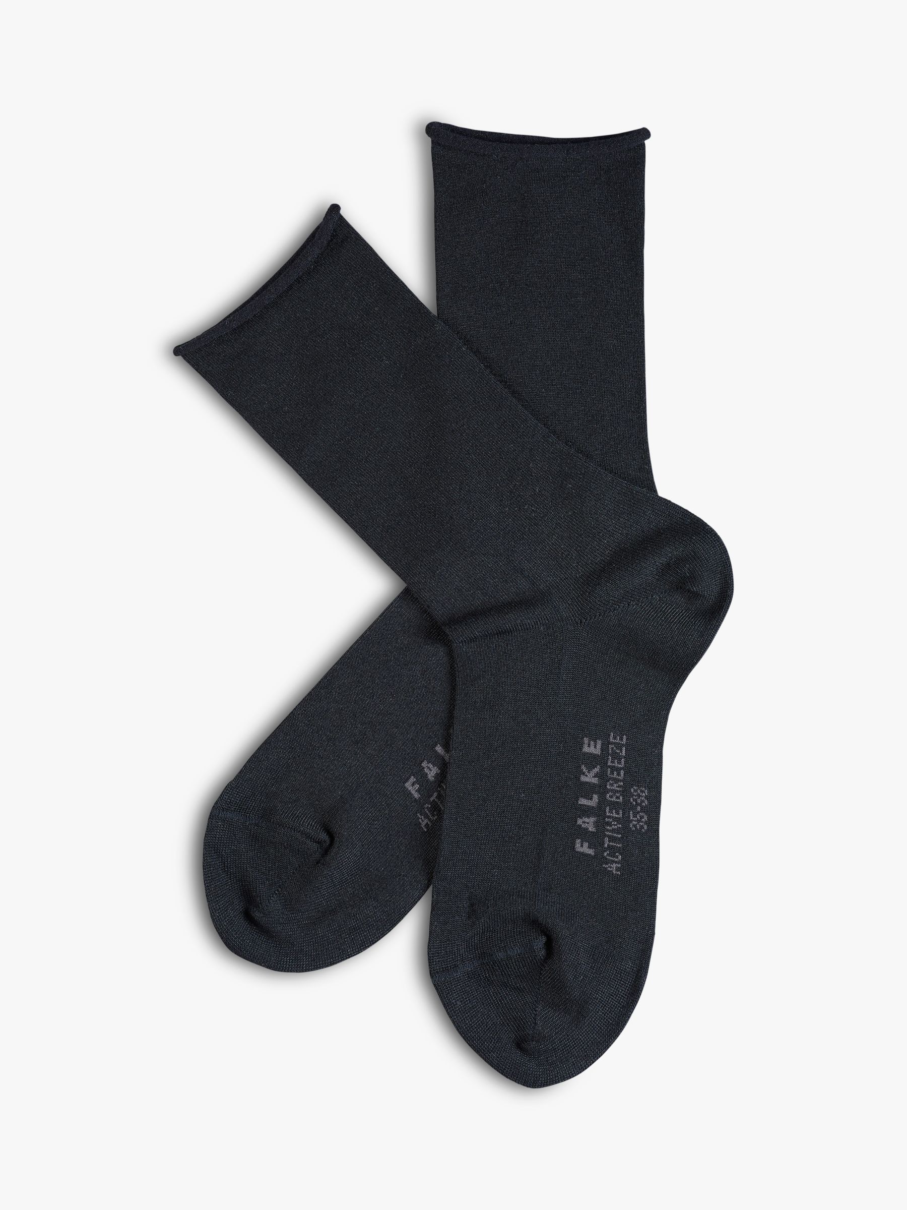 FALKE Active Breeze Ankle Socks, Black at John Lewis & Partners