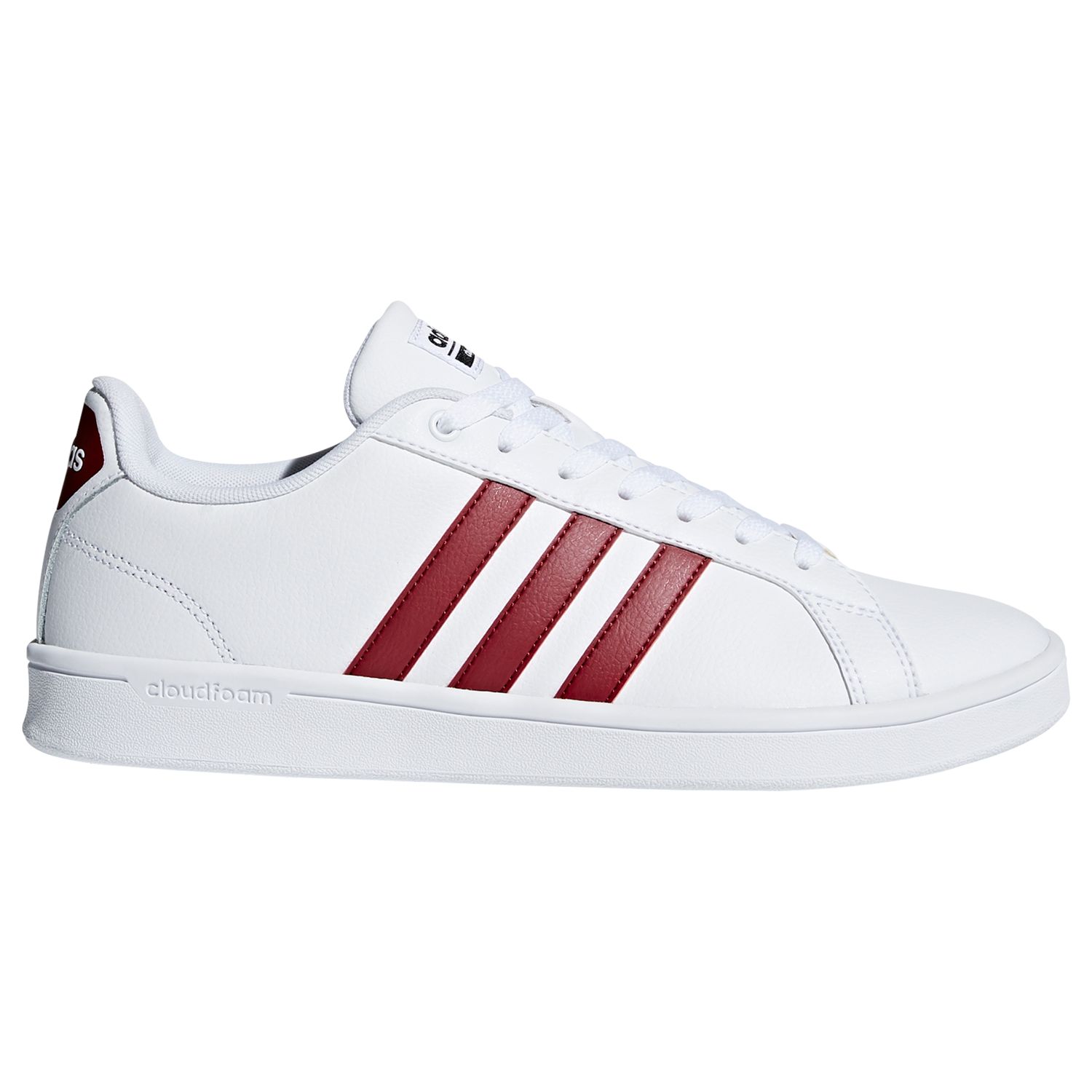 mens white and red trainers