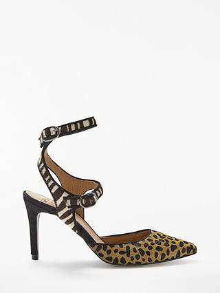 AND/OR Camelia Ankle Strap Court Shoes, Multi