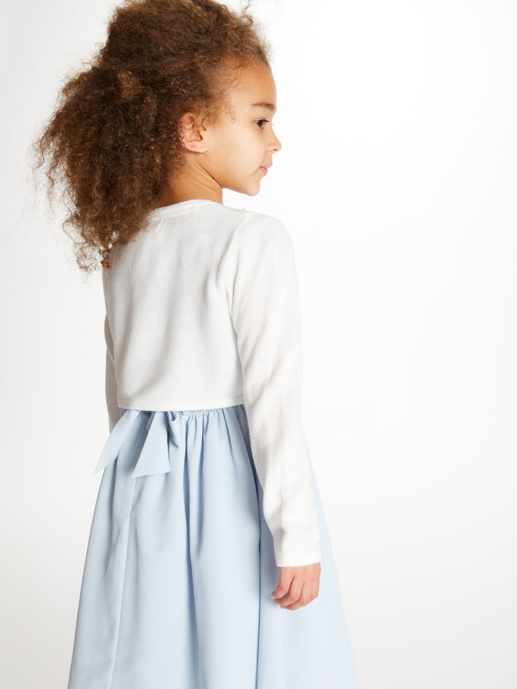 Buy John Lewis Heirloom Collection Kids' Sequin Cardigan, Ivory Online at johnlewis.com