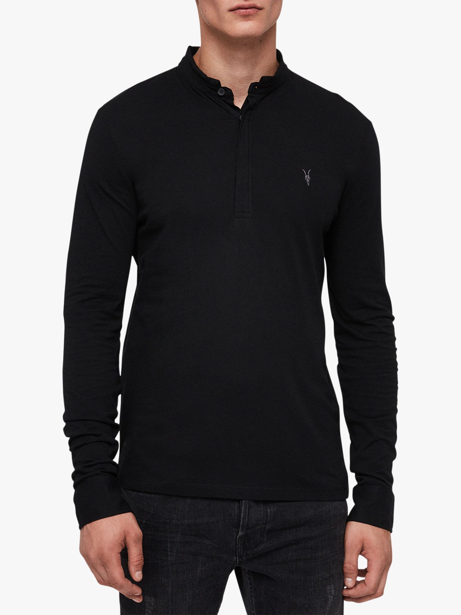 AllSaints Grail Long Sleeve Polo Shirt review