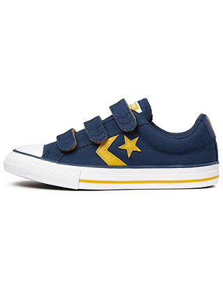 Converse Star Player Riptape Trainers, Navy/Yellow