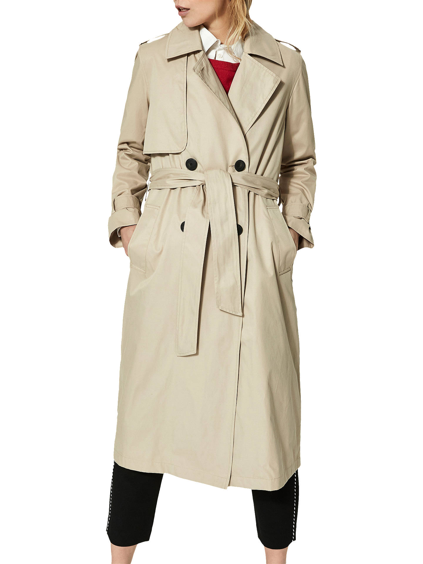 Selected Femme Week Trench Coat, Crockery at John Lewis & Partners