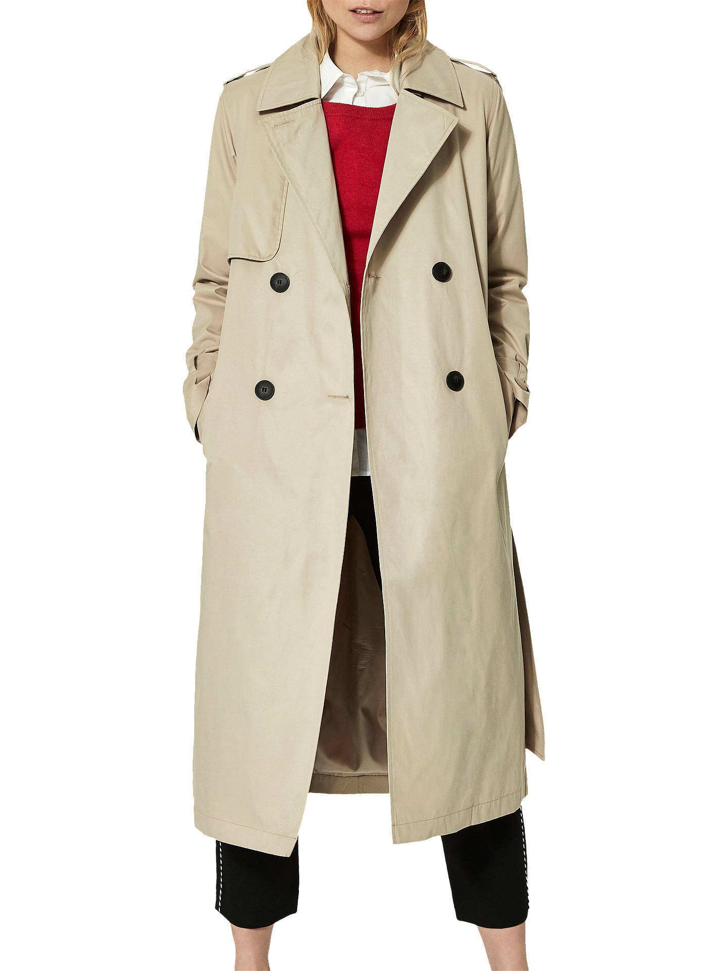 Selected Femme Week Trench Coat, Crockery at John Lewis & Partners