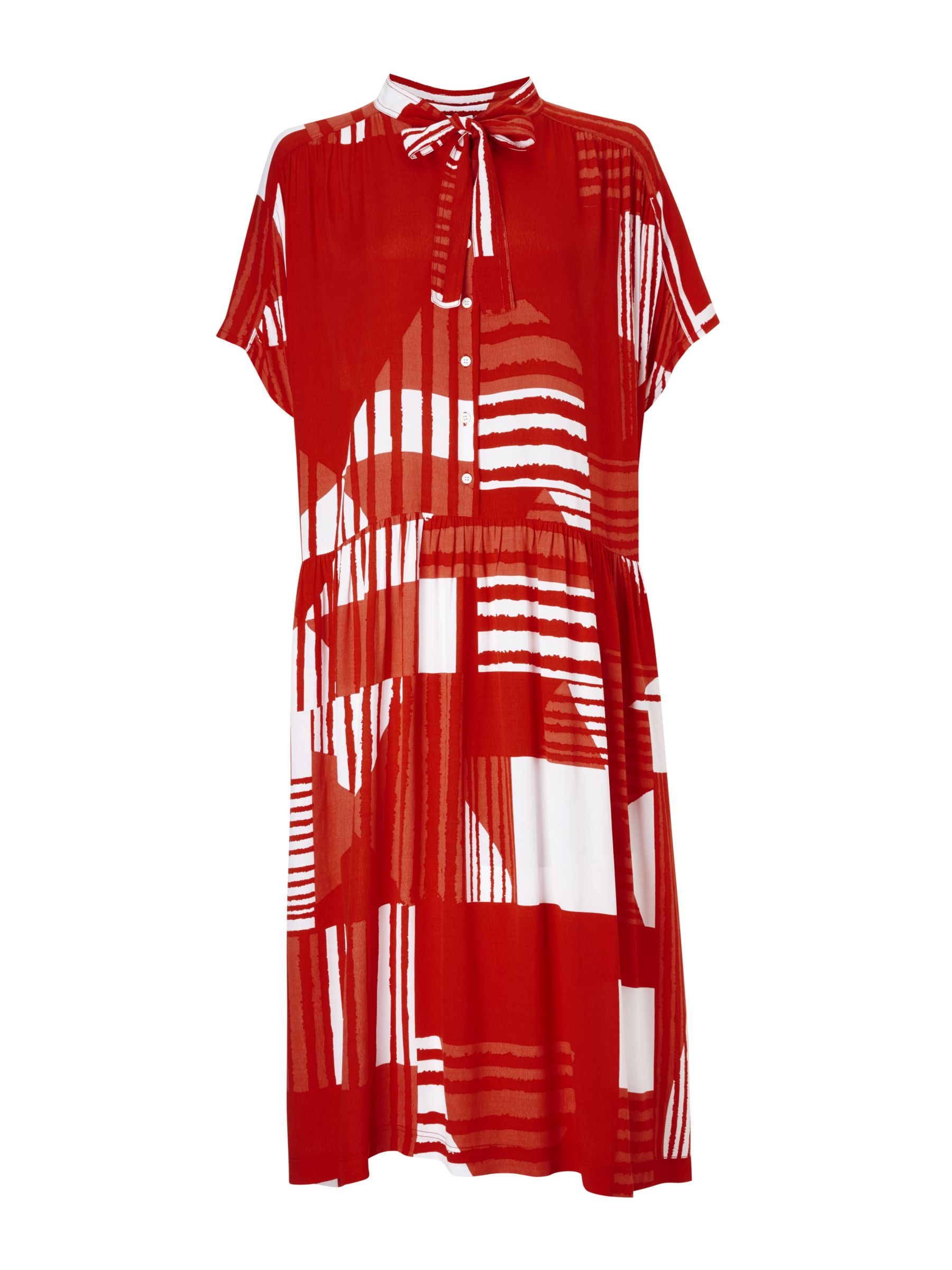 Kin Laura Slater Limited Edition Spaced Print Dress Red 