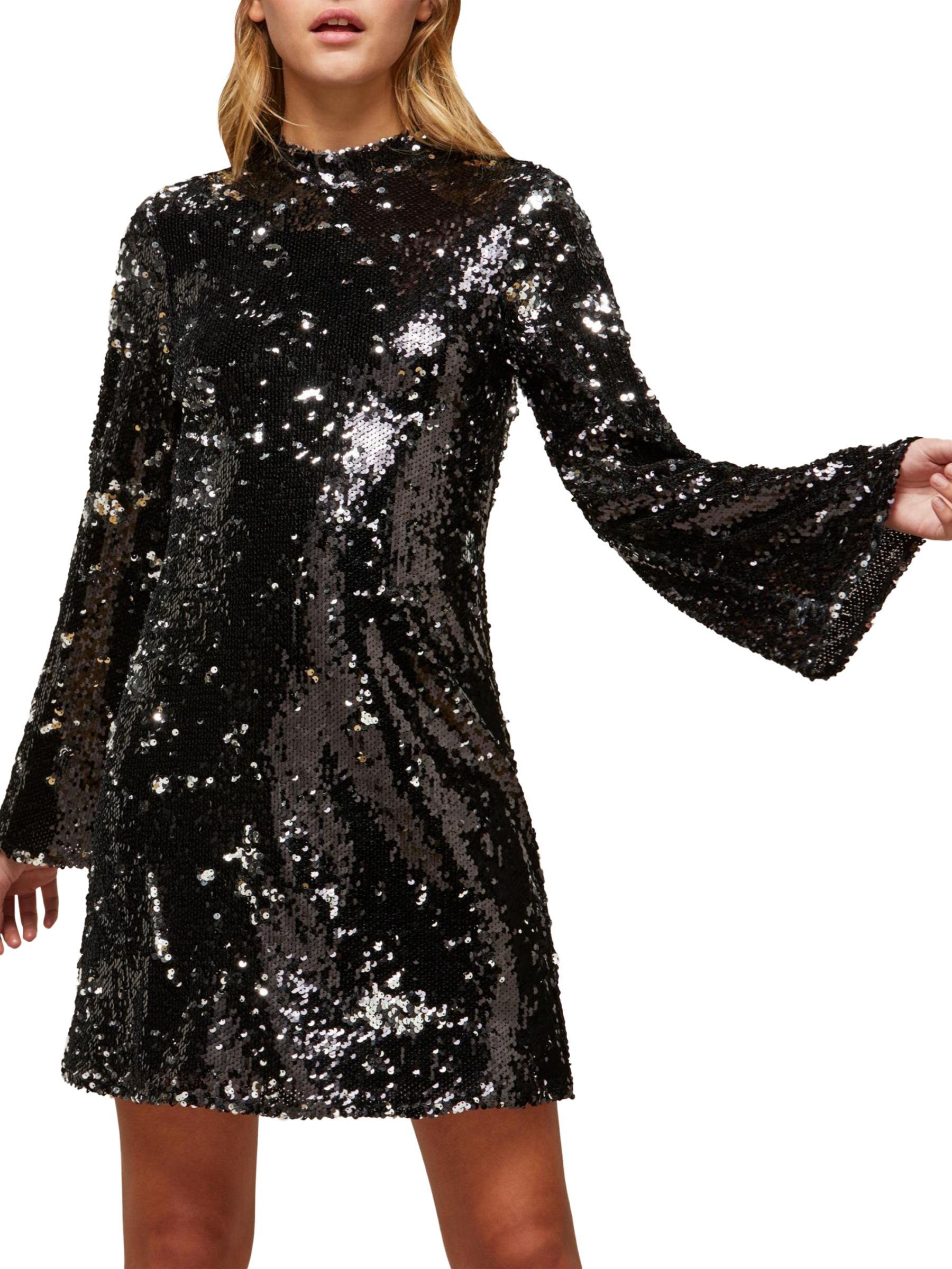 miss selfridge glitter dress