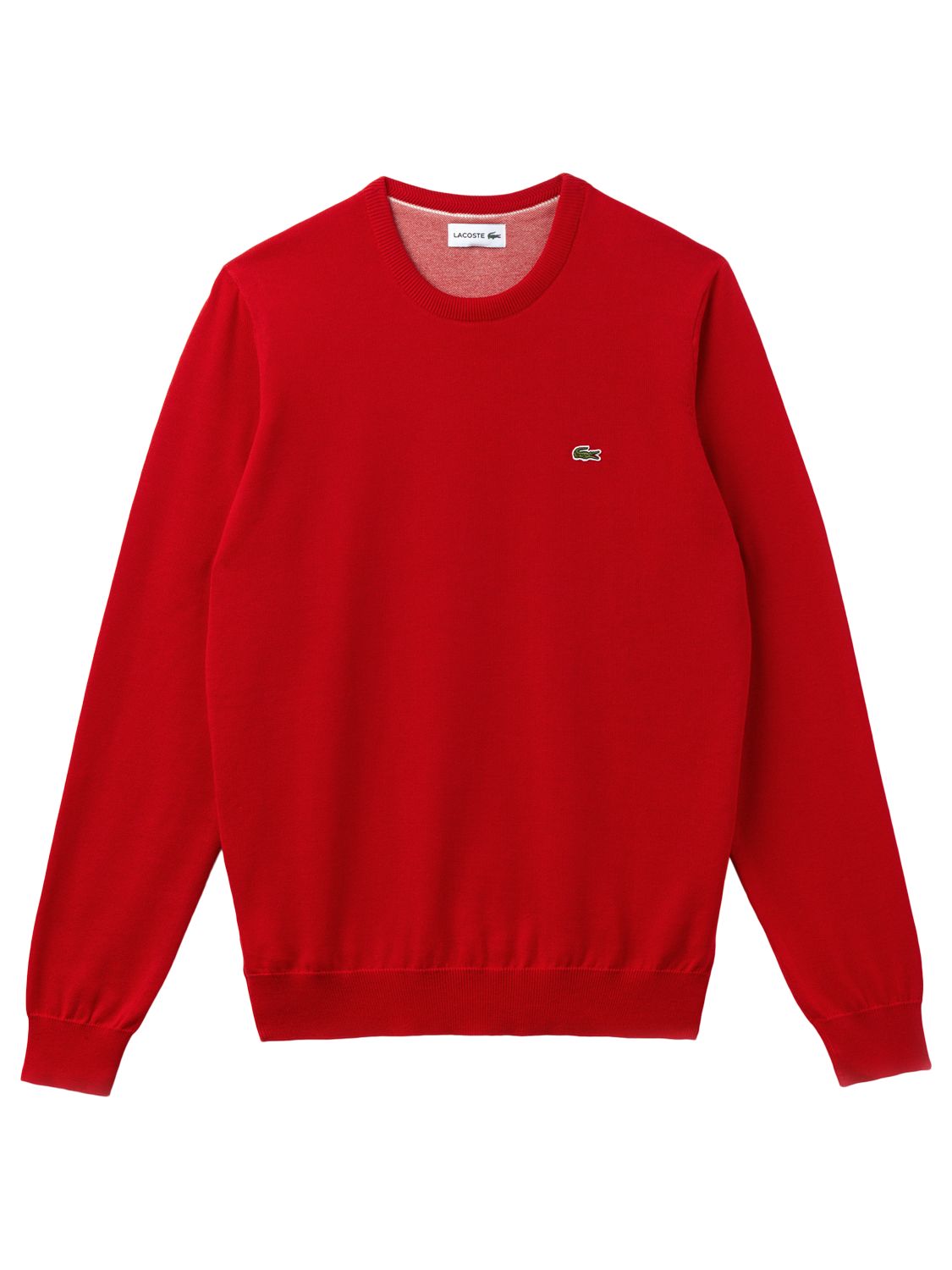 red lacoste jumper